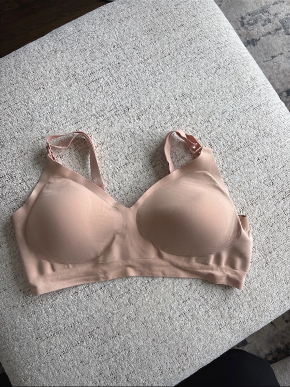 Padded nursing bra